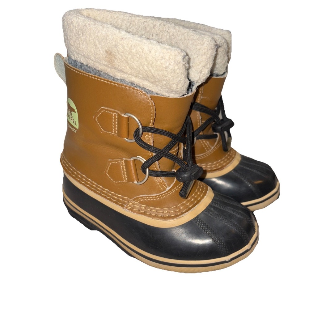 SOREL Kids Yoot Pac TP Boots Size - 12 Youth Waterproof Winter‎ Felt Leather